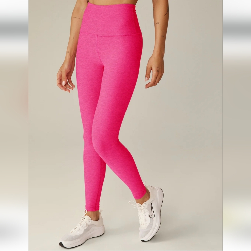 Beyond Yoga Pink Seamless Performance Leggings